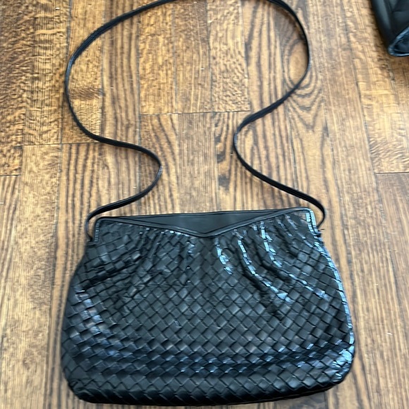 Designer Gianfranco Lotti Firenze Purse Weaved Leather - Picture 1 of 8